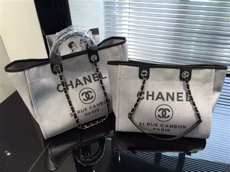 deauville replica chanel|Chanel deauville tote for sale.